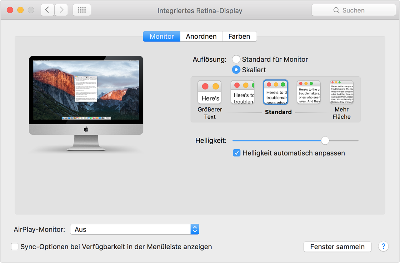 retina display monitor