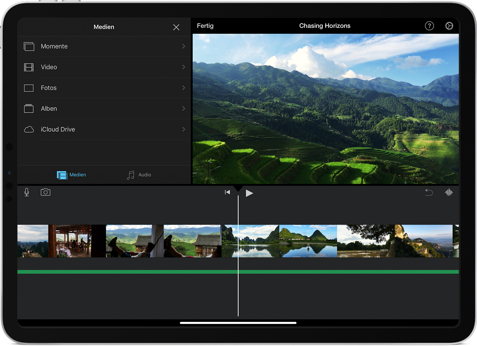 Ihrem Imovie Projekt Fotos Und Videos Hinzufugen Apple Support