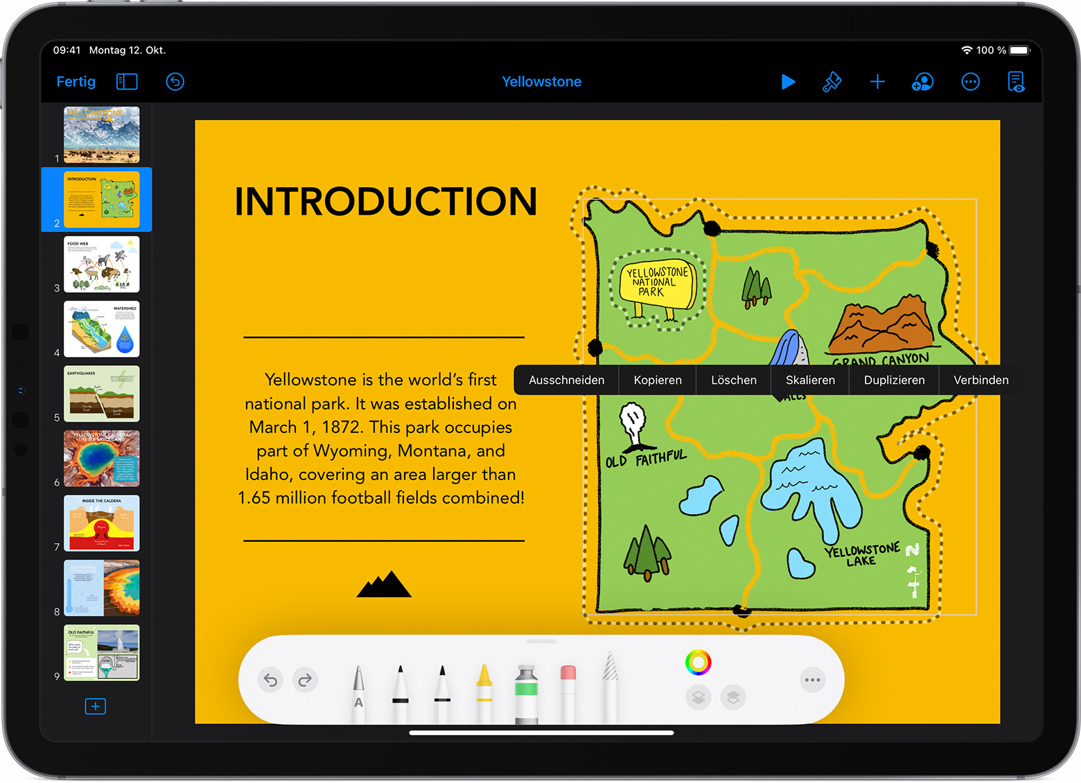 Zeichnen Und Scribble In Numbers Und Keynote Verwenden Apple Support