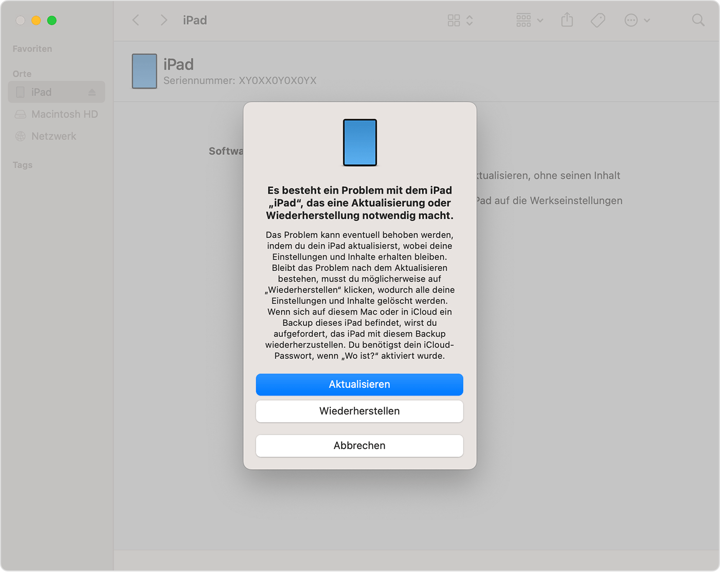 Wenn du deinen iPad-Code vergessen hast - Apple Support (DE)