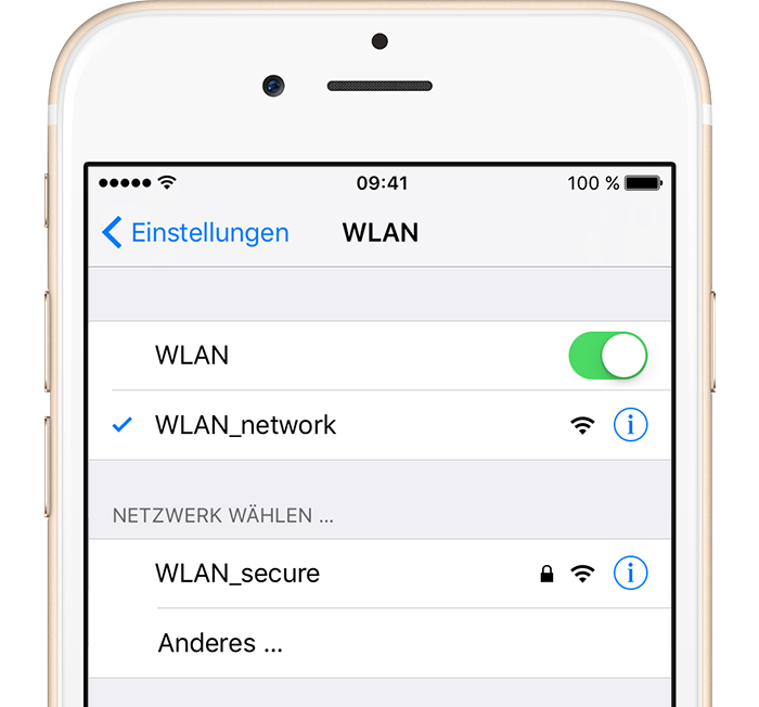 Keine Verbindung zu einem auf dem iPhone, iPad oder iPod