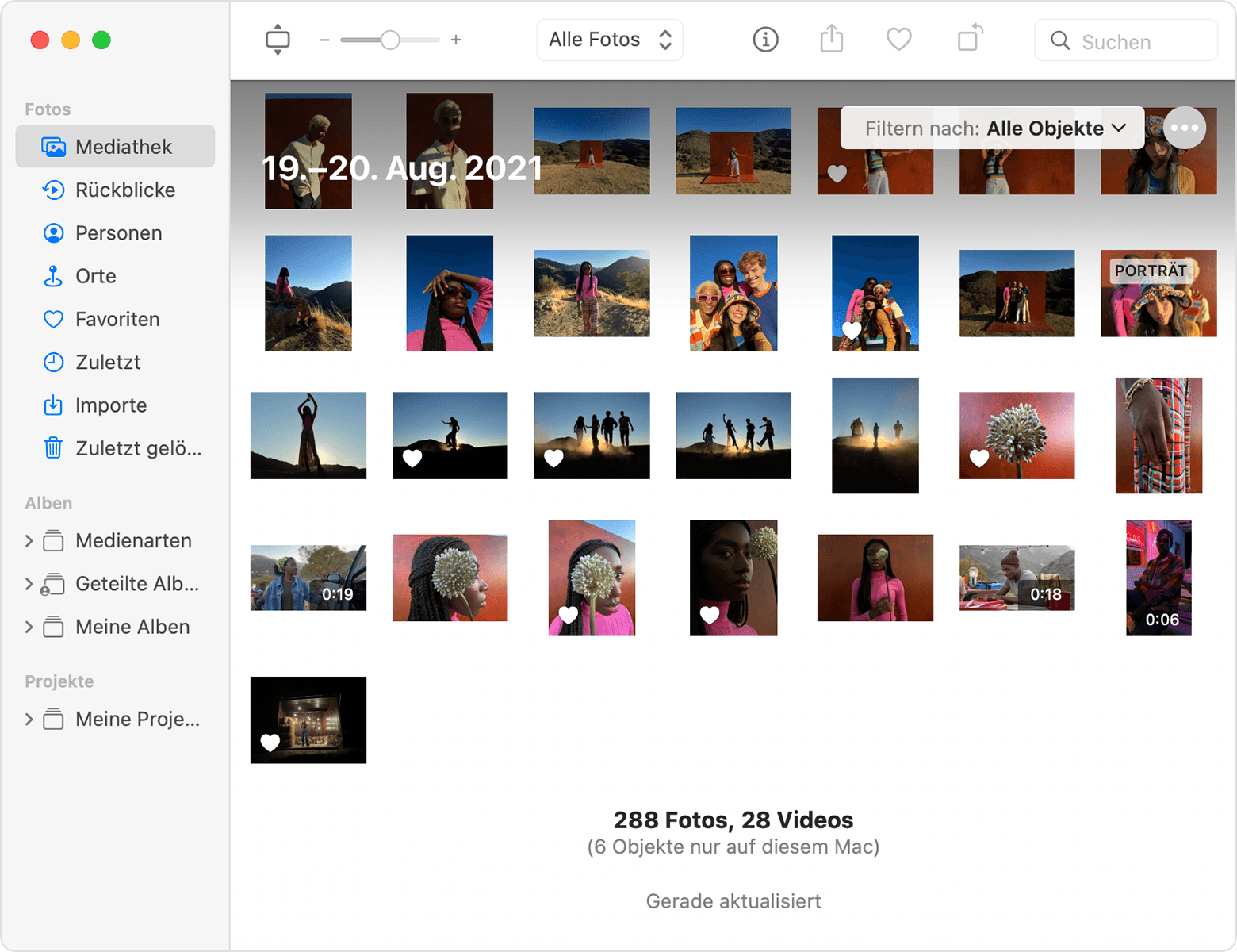 Status der Mediathek in der Fotos-App für macOS überprüfen - Apple Support  (CH)