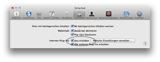 java plugin for mac safari