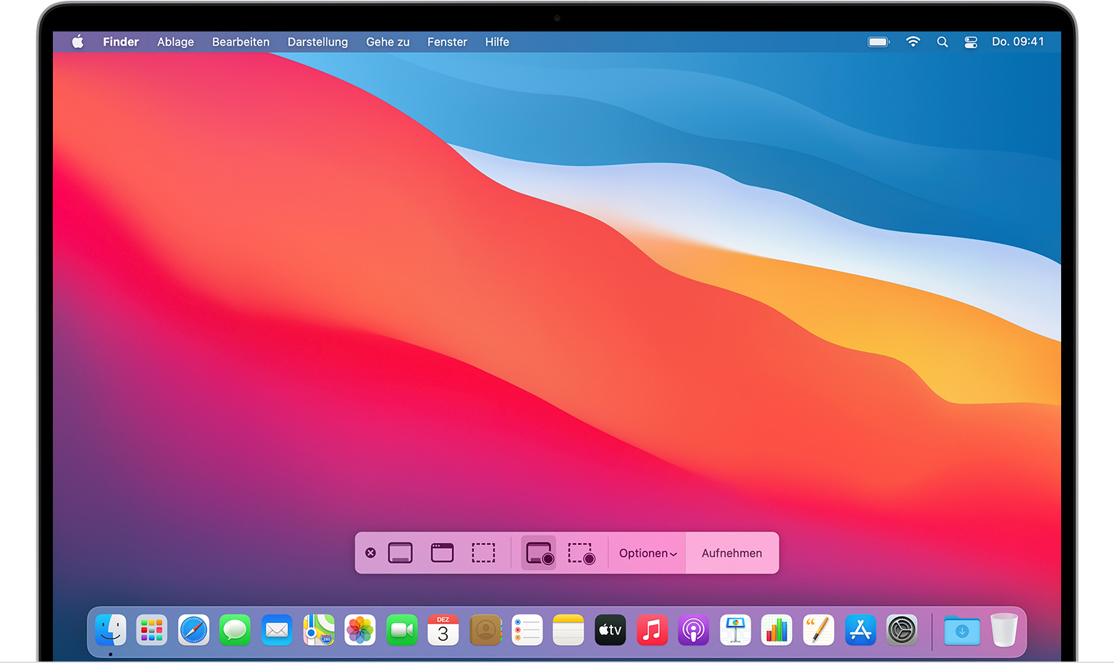 So machst du eine Aufnahme des Mac-Bildschirms - Apple Support (DE)