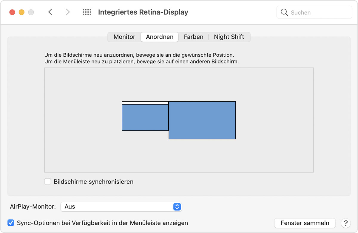 Externe Monitore Mit Dem Mac Verwenden Apple Support