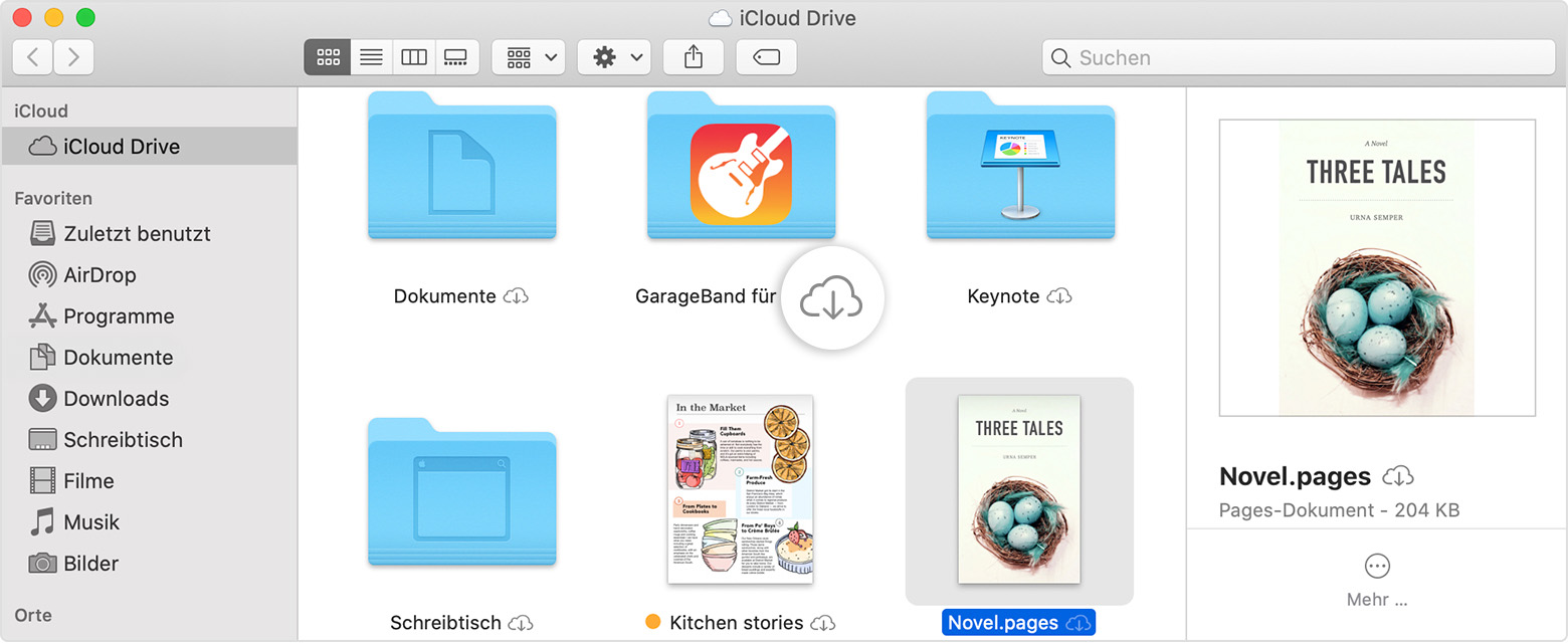 Laden von Inhalten aus iCloud bei Verwendung der Speicheroptimierung - Apple  Support (AT)