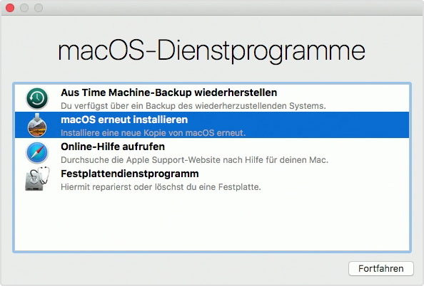 Informationen Zu Macos Wiederherstellung Apple Support