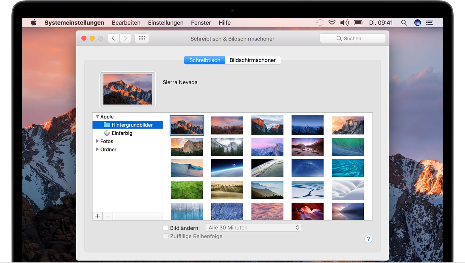 Mac Hintergrundbild ändern