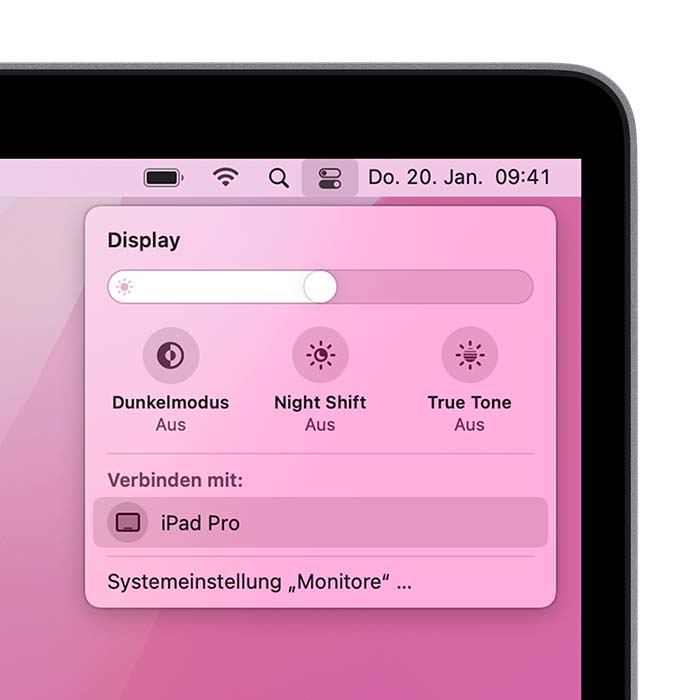 iPad als zweites Display für einen Mac verwenden - Apple Support (CH)