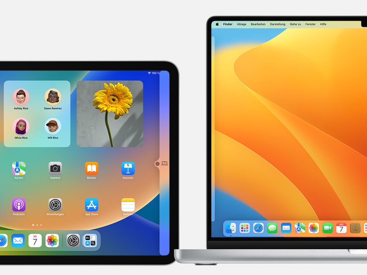 Universelle Steuerung: Verwende eine einzige Tastatur und Maus zwischen Mac  und iPad - Apple Support (DE)