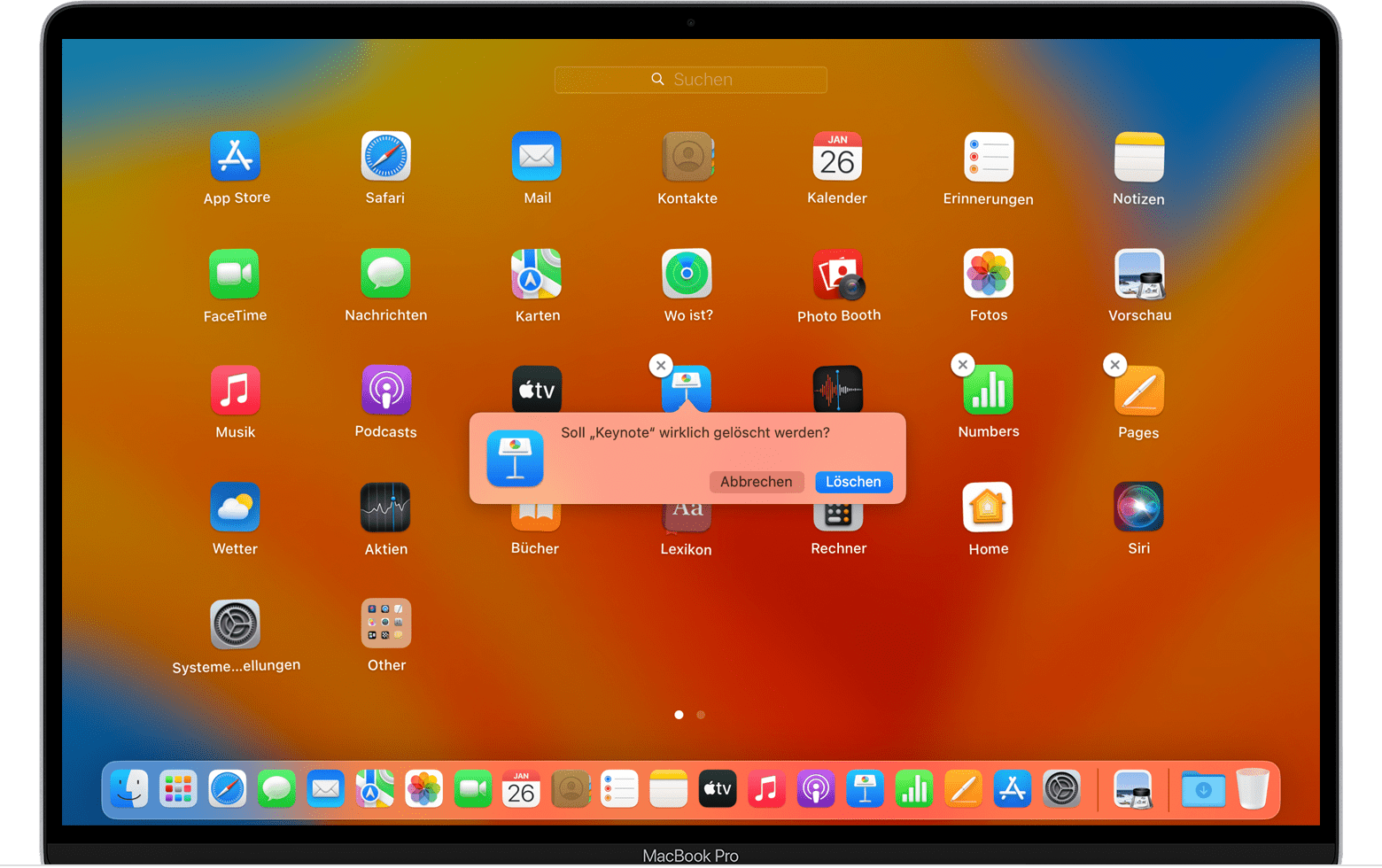 Apps auf dem Mac deinstallieren - Apple Support (DE)