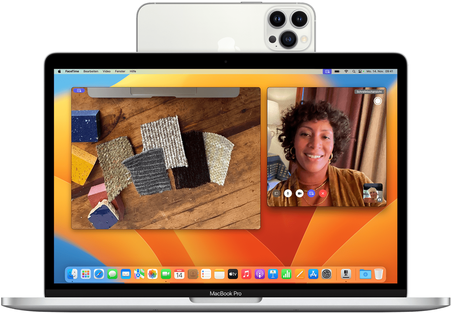 Integrationskamera: Das iPhone als Webcam für den Mac verwenden - Apple  Support (DE)