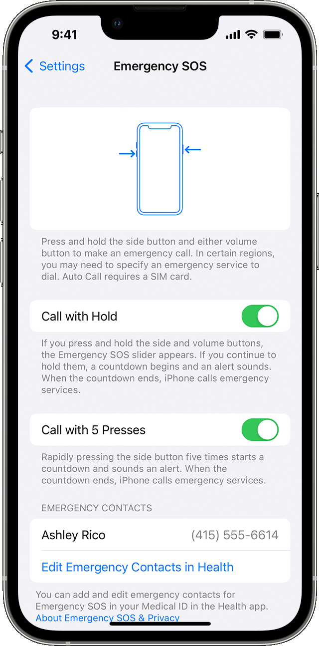 Use Emergency Sos On Your Iphone Apple Support