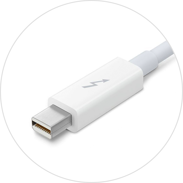 præmedicinering Supersonic hastighed Følelse Adapters for the Thunderbolt 4, Thunderbolt 3, or USB-C port on your Mac -  Apple Support