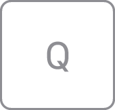 Q-tangenten på ett kinesiskt Pinyin-tangentbord