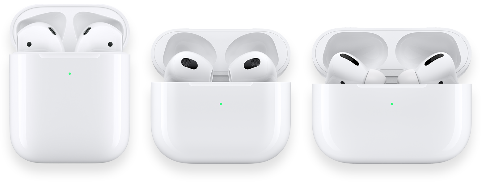 AirPods und Ladecases