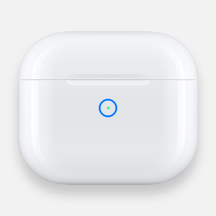 Nonsens Æble Vurdering Oplad dine AirPods, og læs om batterilevetid - Apple-support (DK)