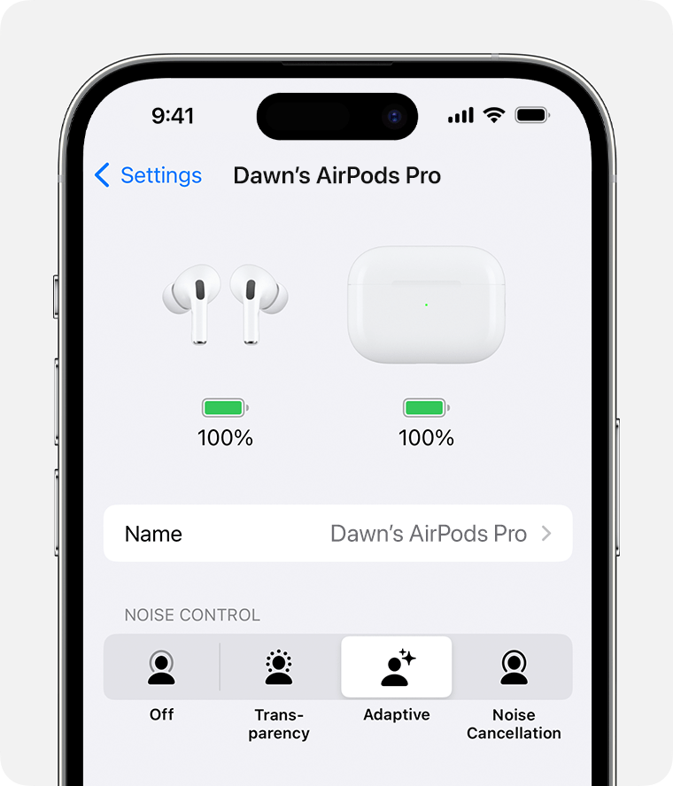 Use Adaptive Audio with your AirPods Pro (2nd generation) – Apple Support  (AU)