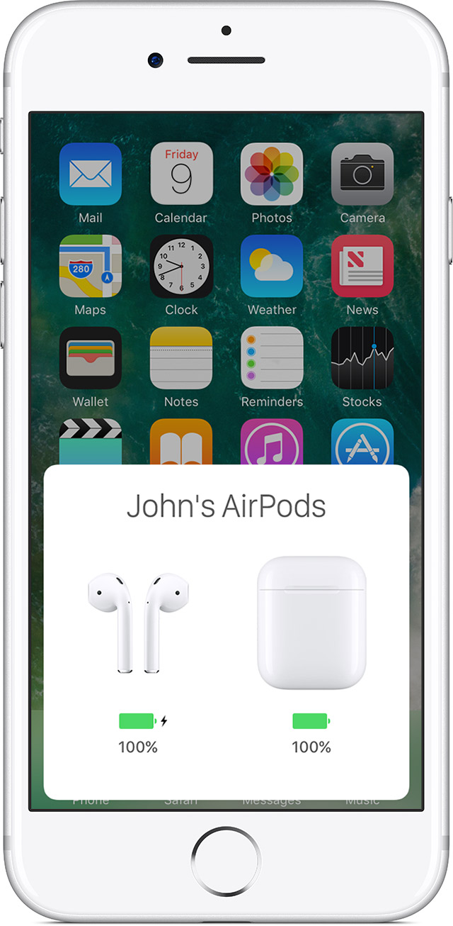 AirPods charge status not showing on iPad - Apple Community