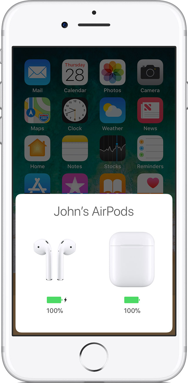 Charge your AirPods with charging case and learn about battery life