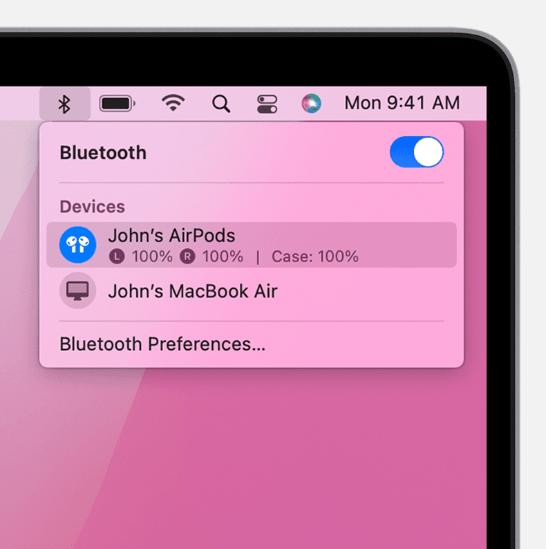 Set up AirPods with your Mac and other Bluetooth devices – Apple Support  (UK)