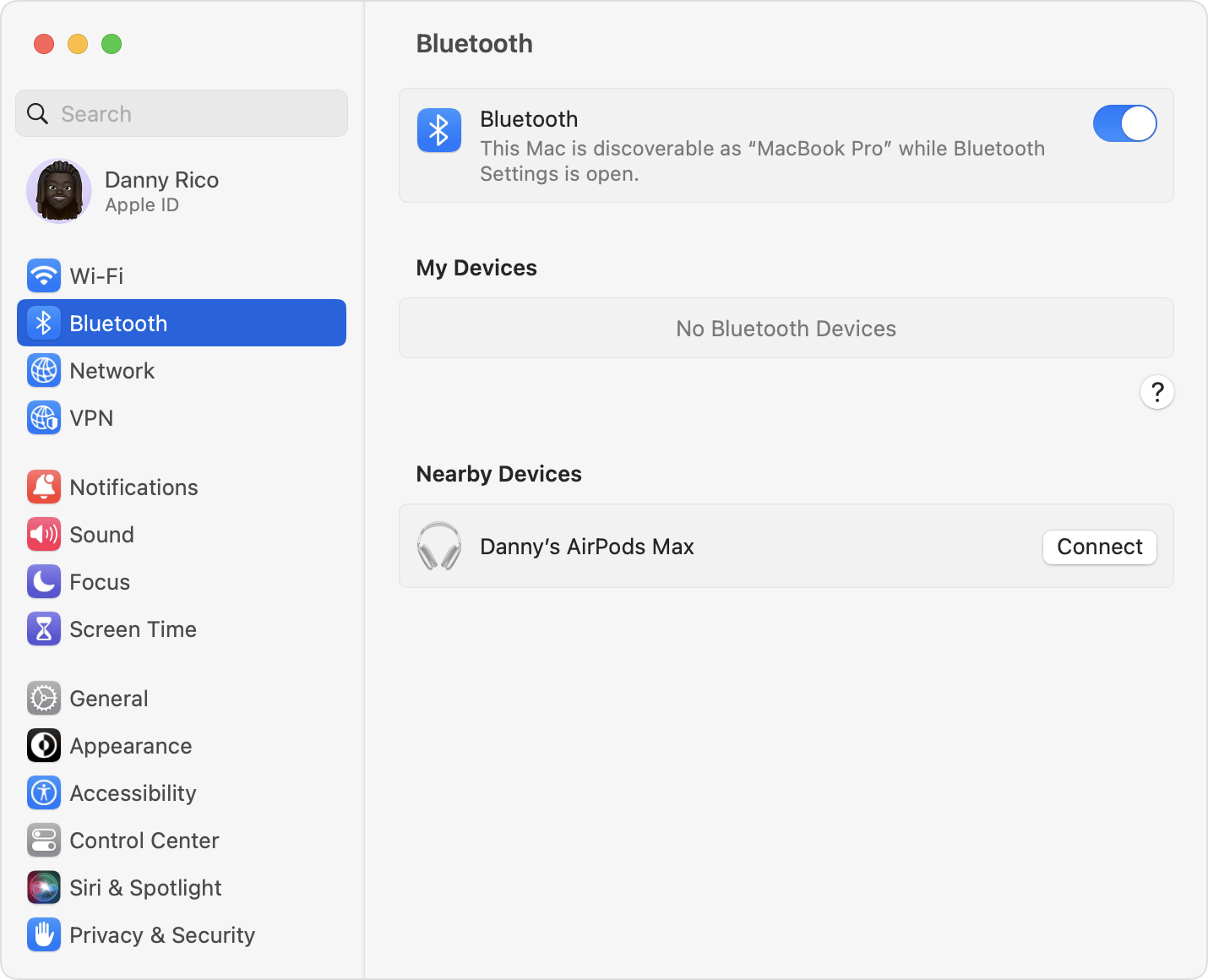 Configuration d'AirPods Max avec votre Mac ou d'autres appareils Bluetooth  - Assistance Apple (FR)
