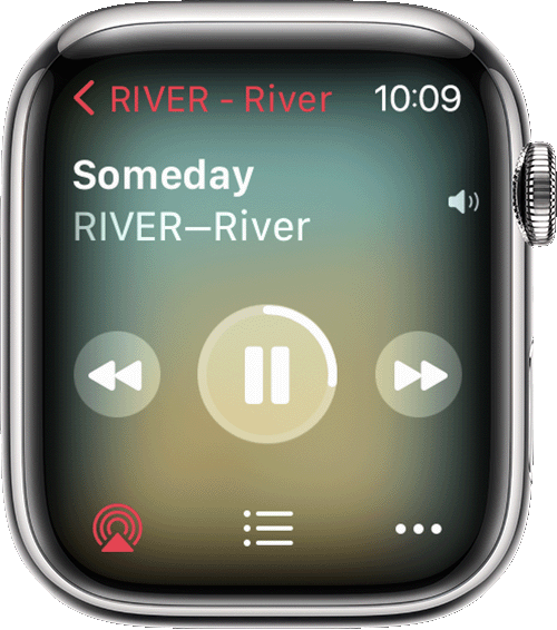 Airplay icon on Apple Watch