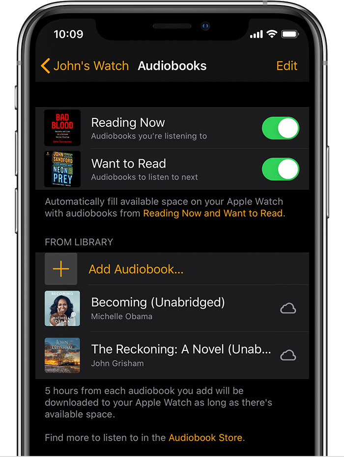 adding audiobooks to iphone