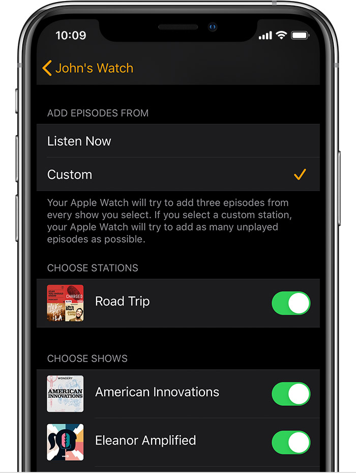 Listen To Music Podcasts And Audiobooks On Your Apple Watch Apple Support