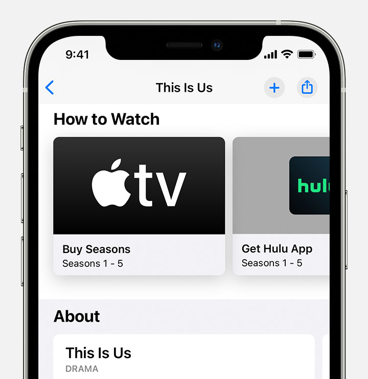 ladrar Alfombra datos Comprar películas y programas de TV en la app Apple TV - Soporte técnico de  Apple