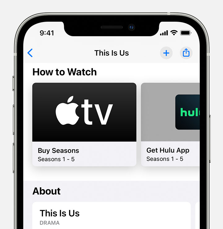 Comprar películas y programas de televisión desde la app Apple TV - Soporte  técnico de Apple (ES)