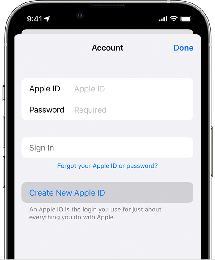 How to create a new Apple ID - Support