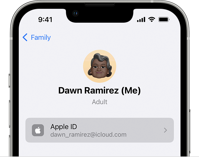 apple id on iphone