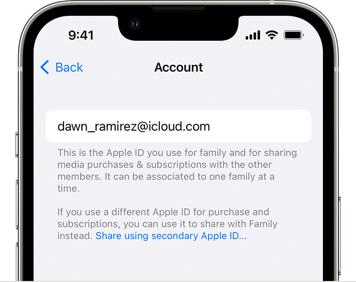 How do I split my Apple ID into two accounts?