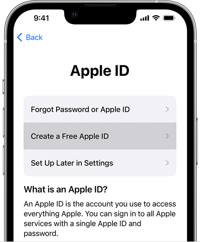 How do I create an Apple ID from Gmail?