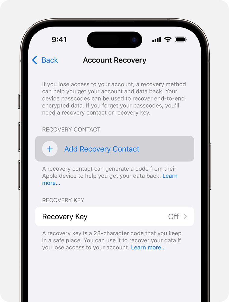 Iphone contacts clearance recovery