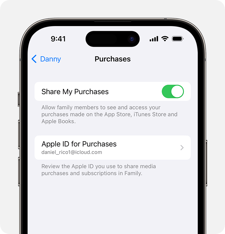 If you can't find your family's shared apps and content - Apple Support