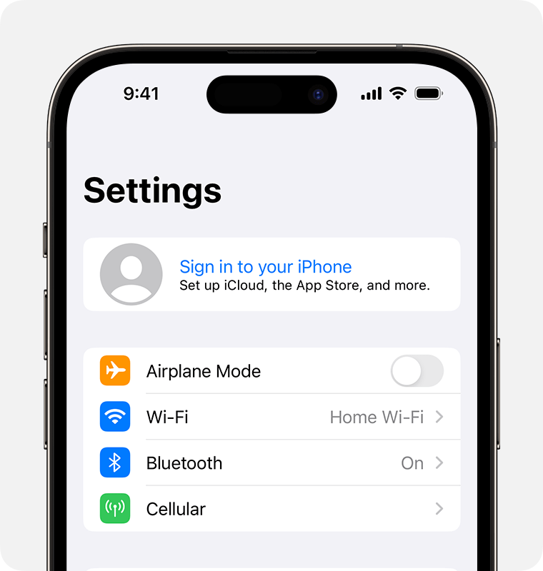 Sign in with your Apple ID - Apple Support