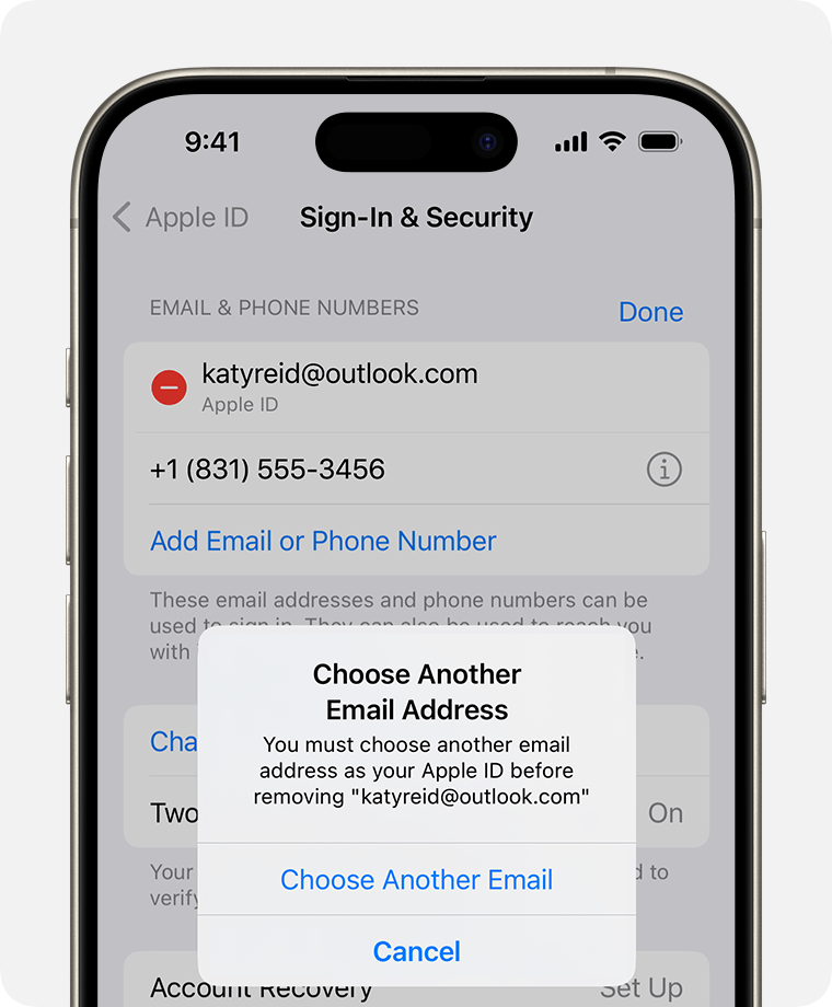 How to retain an Apple ID while switching your iCloud email address