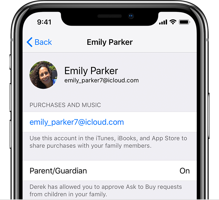 Use Your Own Apple Id For Family Sharing Apple Support