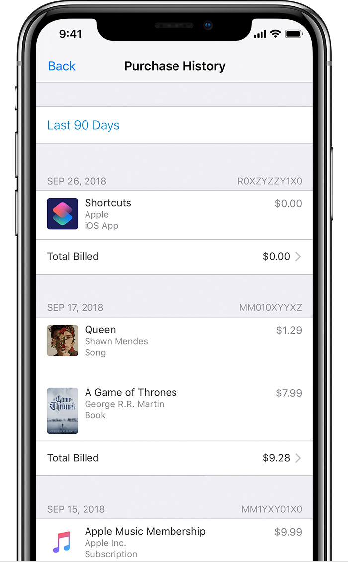 See Your Purchase History In The App Store Or Itunes Store - 