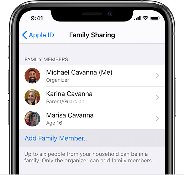 How To Set Up Family Sharing On Iphone For A Child