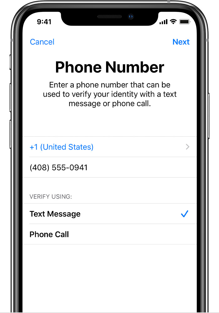 Two Factor Authentication For Apple Id Apple Support