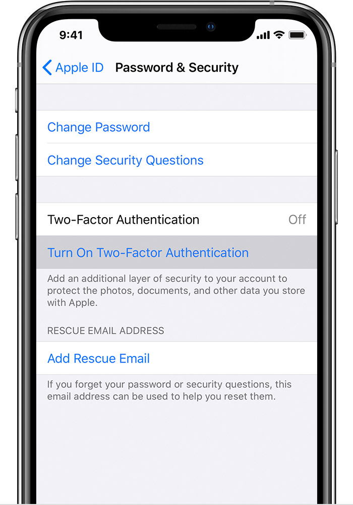 Two Factor Authentication For Apple Id Apple Support Ca