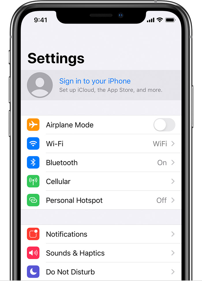 Sign In With Your Apple ID AppleID 