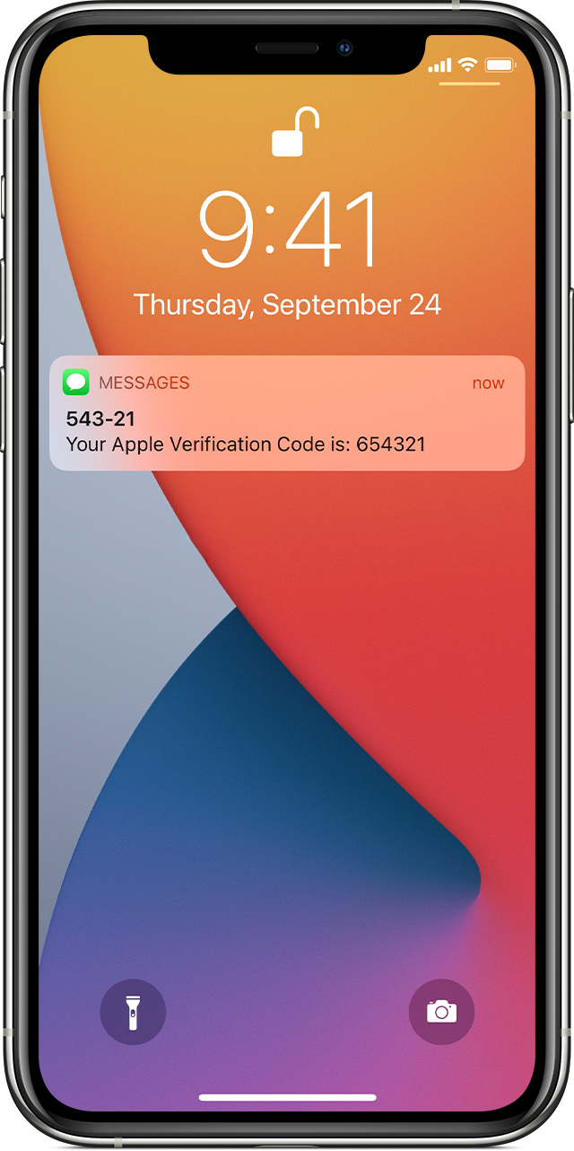 Get A Verification Code And Sign In With Two Factor Authentication Apple Support