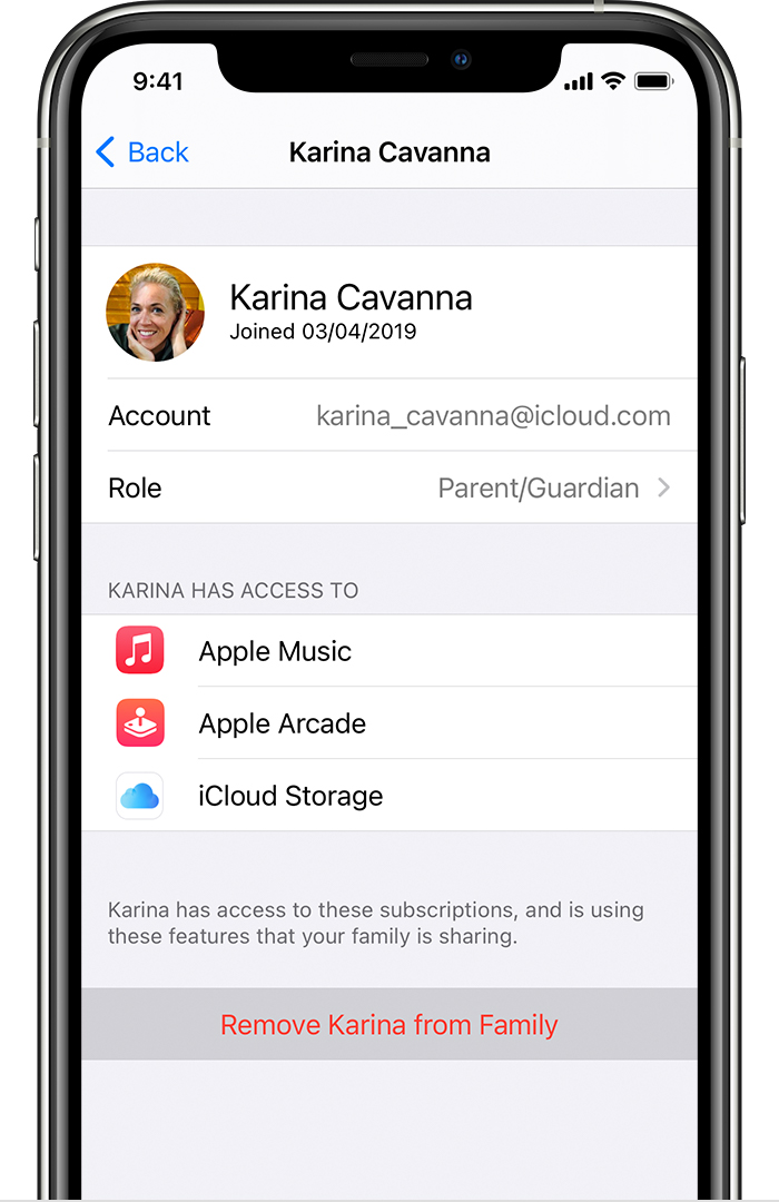 Leave Family Sharing - Apple Support (NZ)