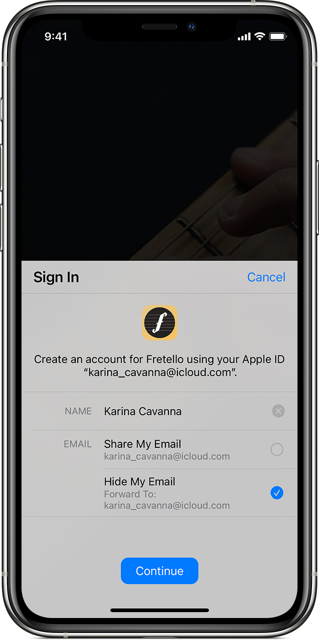 How To Use Sign In With Apple Apple Support