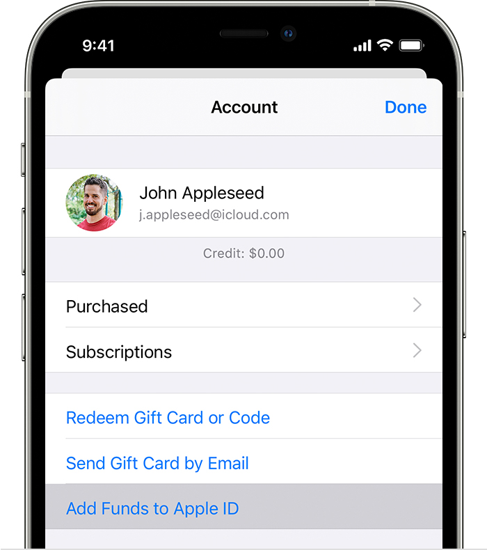 Add Money To Your Apple Id Balance Apple Support
