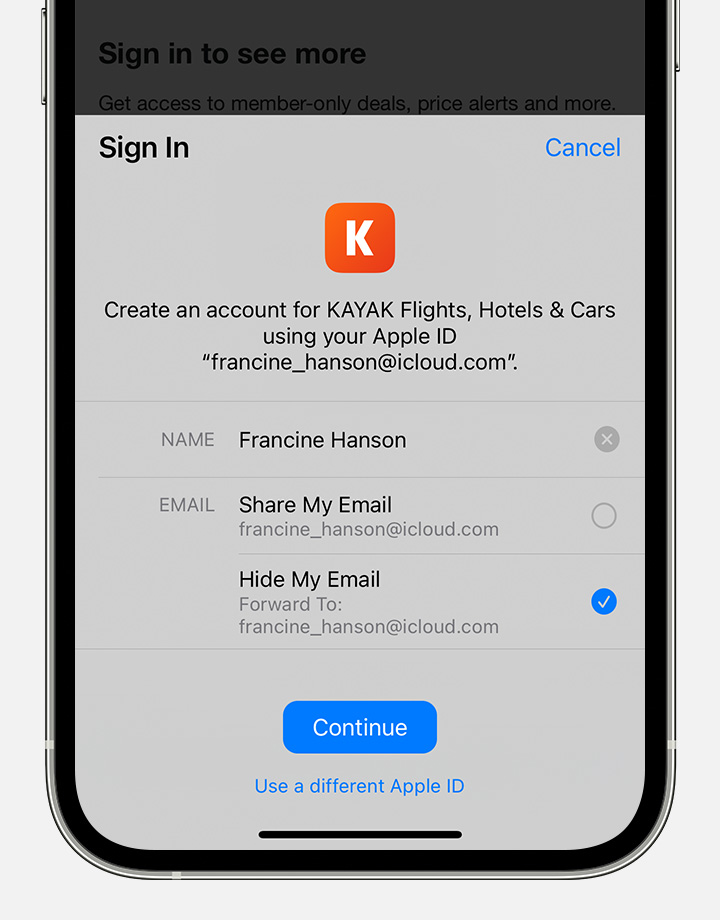 How to use Sign in with Apple - Apple Support